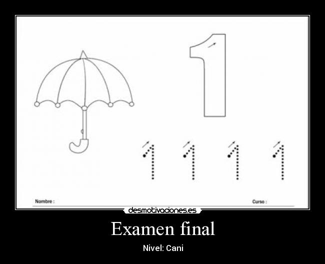Examen final - Nivel: Cani
