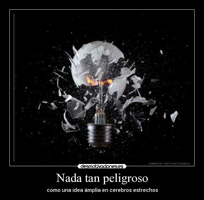 carteles idea bombilla cerebros desmotivaciones