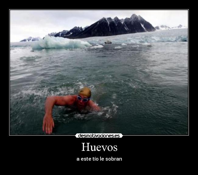 Huevos - a este tío le sobran