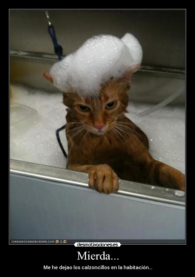 Mierda... -