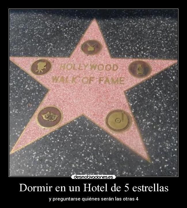 Dormir en un Hotel de 5 estrellas -