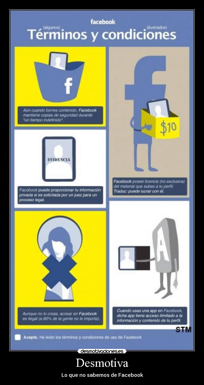 Desmotiva - Lo que no sabemos de Facebook