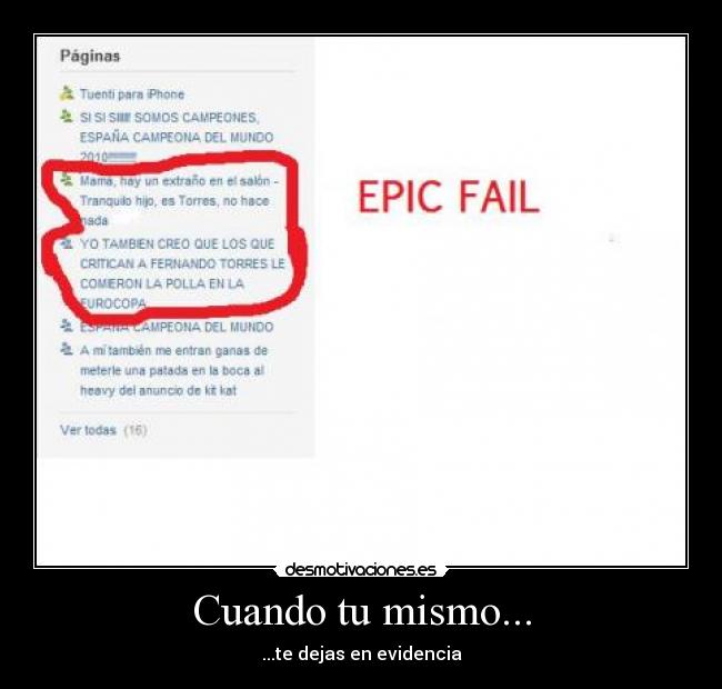 Cuando tu mismo... - 