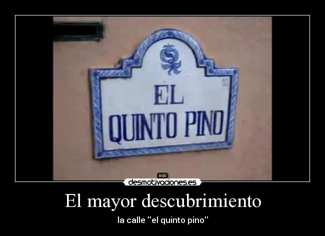 El mayor descubrimiento -