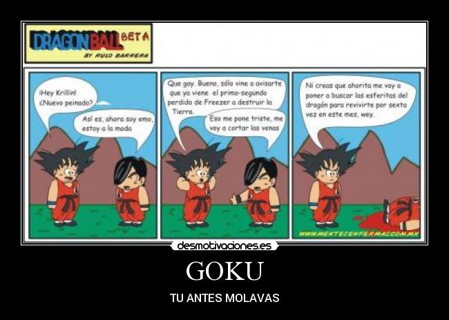GOKU - TU ANTES MOLAVAS