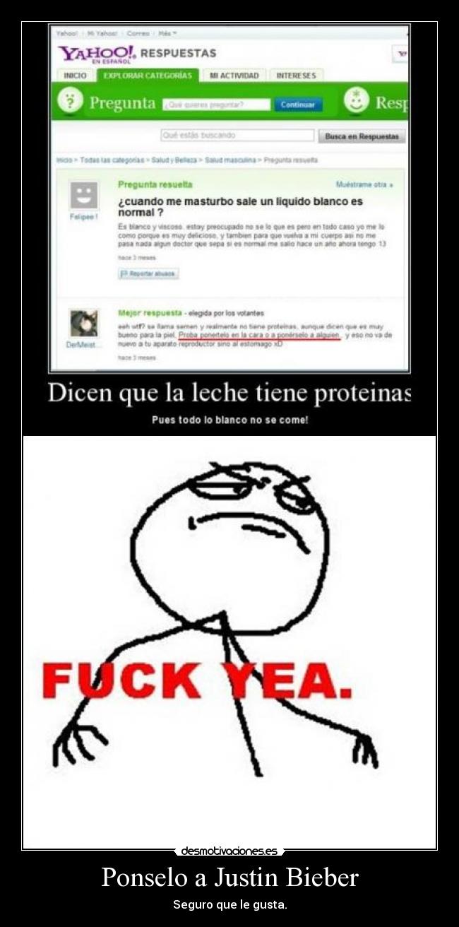 Ponselo a Justin Bieber - Seguro que le gusta.