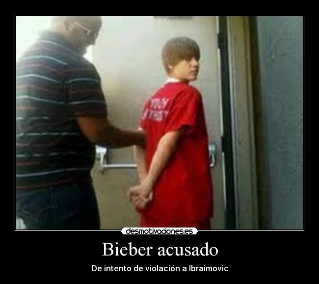 Bieber acusado - 