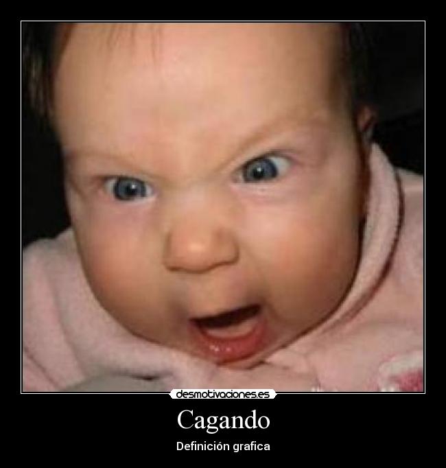 Cagando - Definición grafica