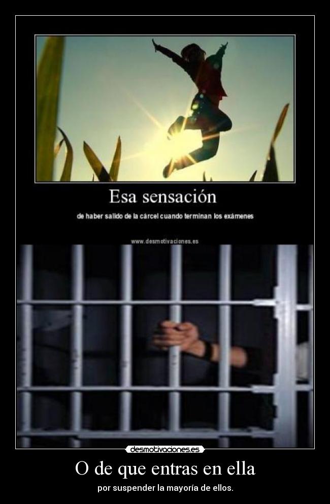 O de que entras en ella - 