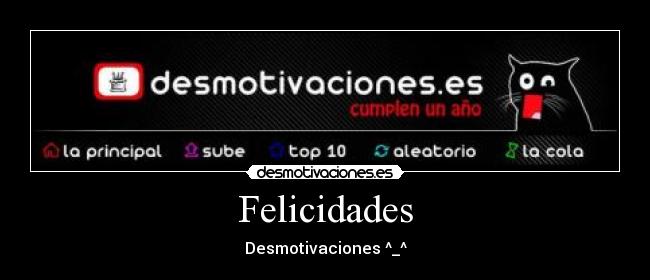 Felicidades -