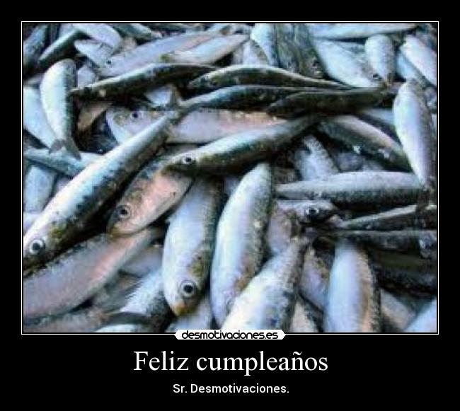 Feliz cumpleaños - Sr. Desmotivaciones.
