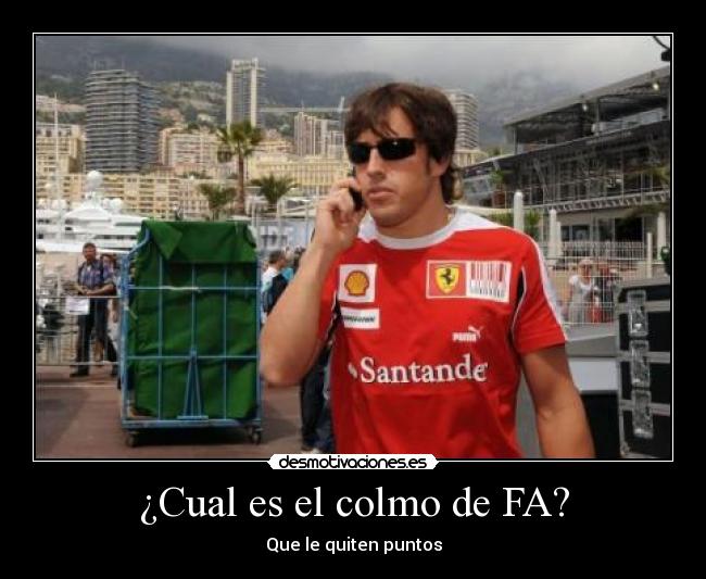 ¿Cual es el colmo de FA? -