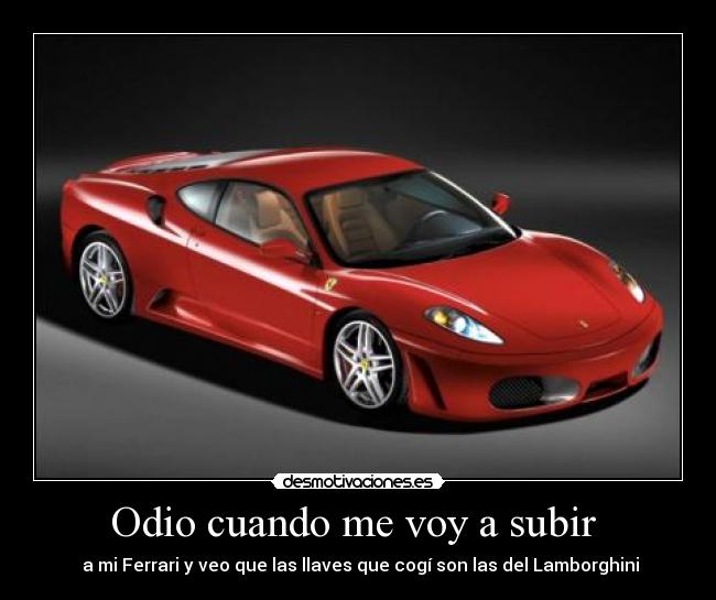 Odio cuando me voy a subir -