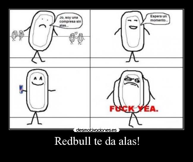 carteles compresa redbull alas desmotivaciones