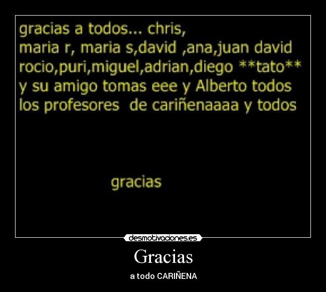 Gracias - 