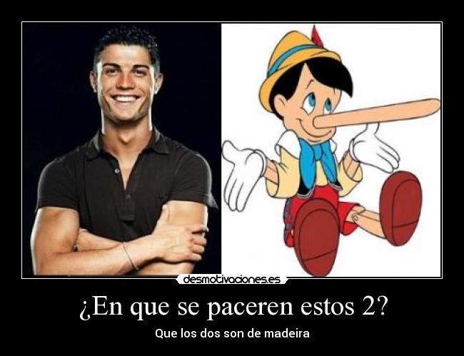 carteles cristiano ronaldoxdpinochodisney desmotivaciones