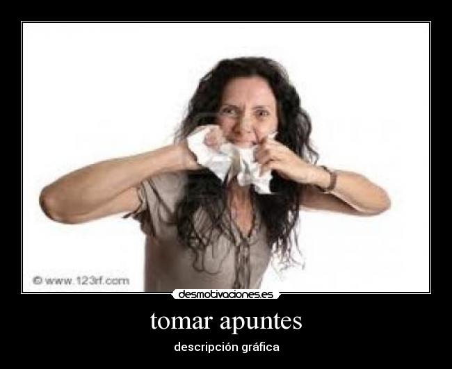 tomar apuntes -