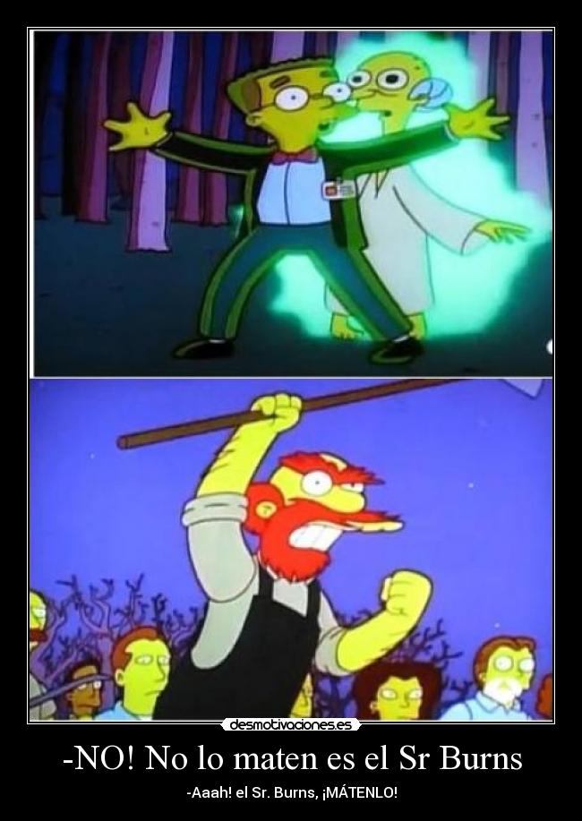 carteles burns desmotivaciones