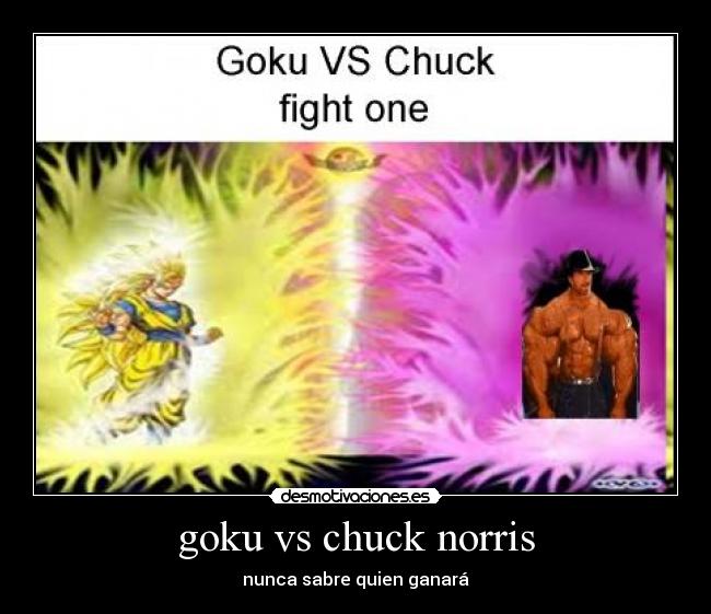 carteles chuck norris goku desmotivaciones