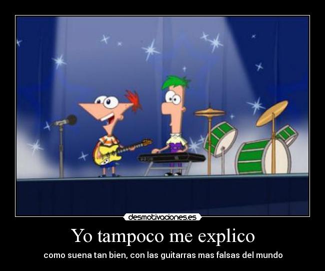 Yo tampoco me explico - como suena tan bien, con las guitarras mas falsas del mundo