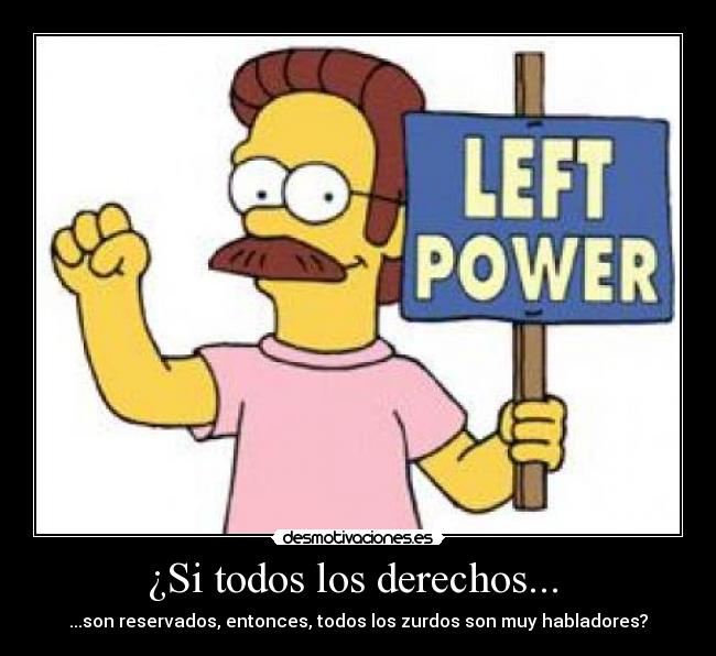 carteles zurdos vs diestros desmotivaciones