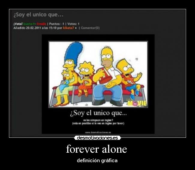 forever alone  - 