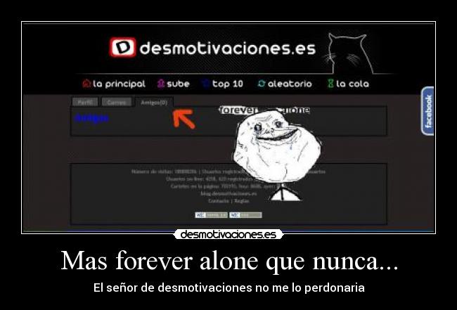 Mas forever alone que nunca... -