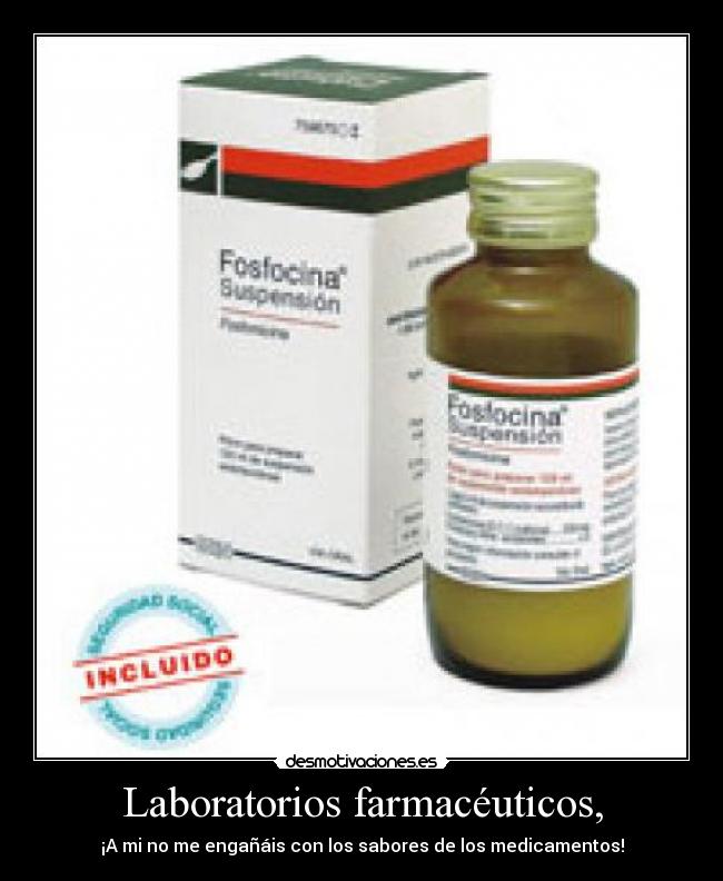 Laboratorios farmacéuticos, -