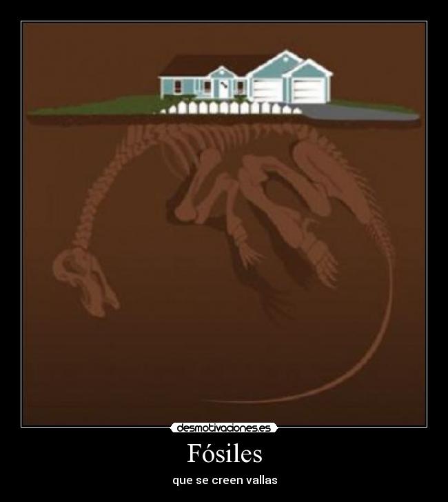Fósiles - que se creen vallas