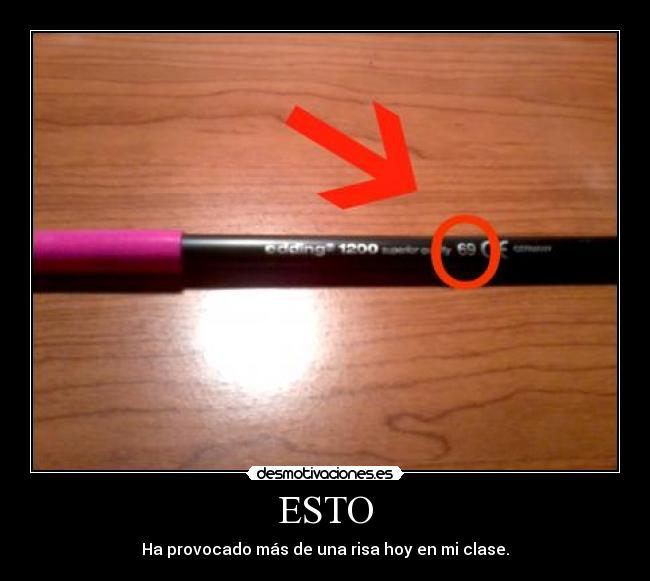ESTO - Ha provocado más de una risa hoy en mi clase.
