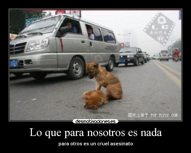 Lo que para nosotros es nada -