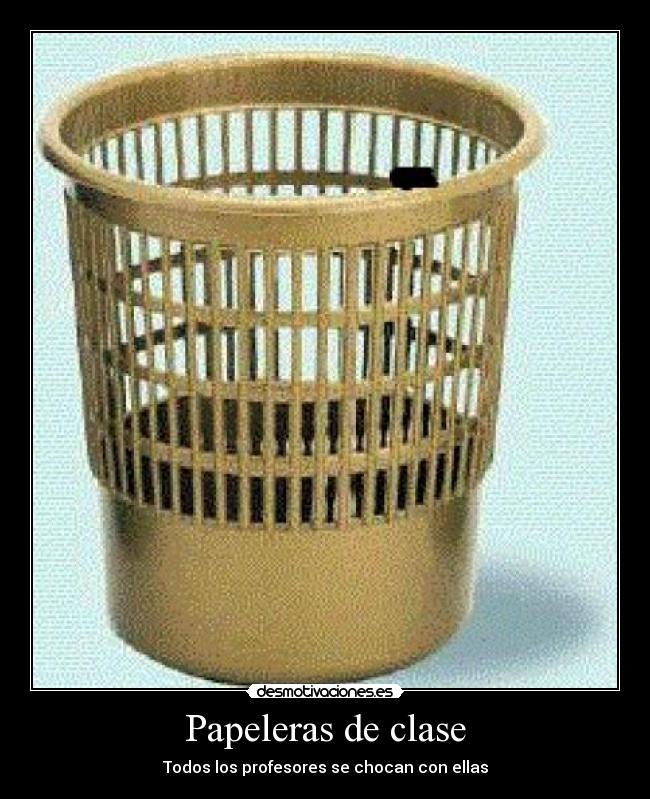Papeleras de clase - 