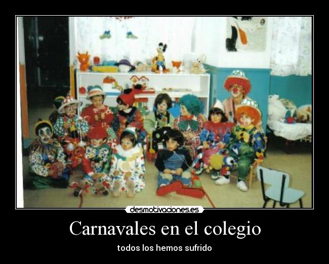 Carnavales en el colegio -