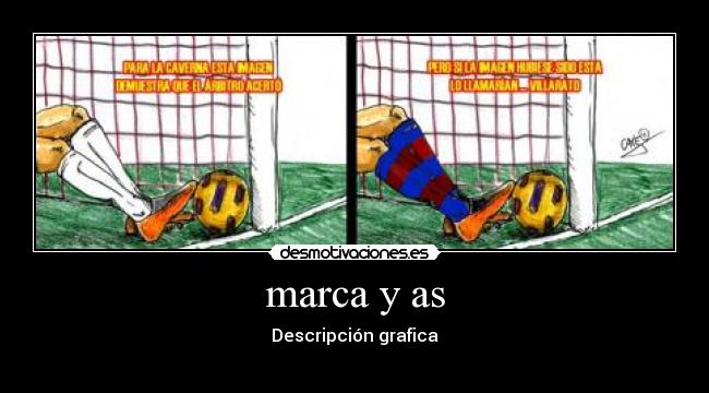 marca y as - Descripción grafica
