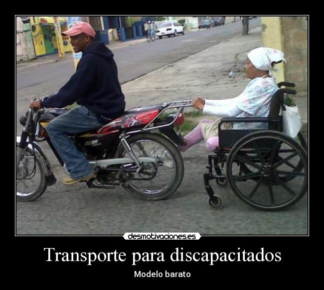 Transporte para discapacitados - Modelo barato
