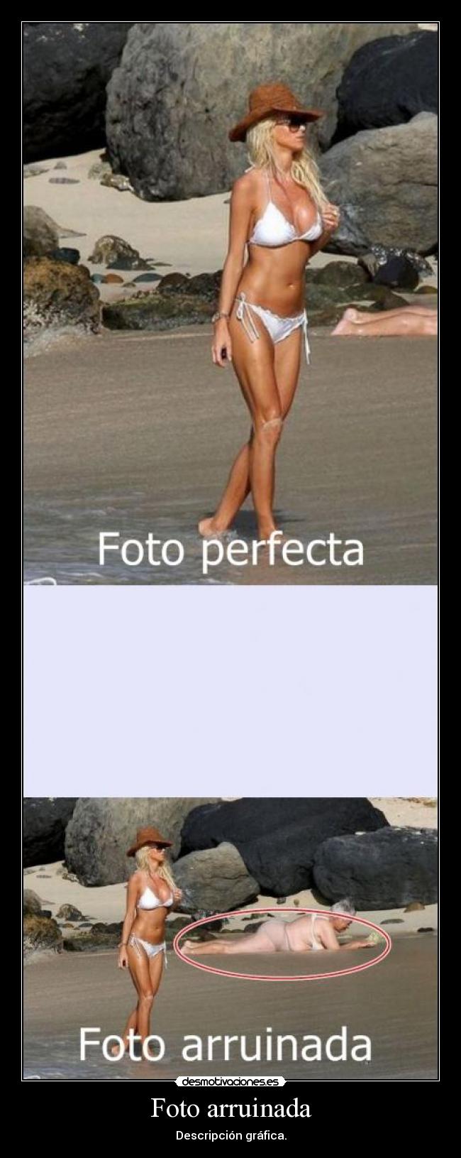 Foto arruinada - Descripción gráfica.