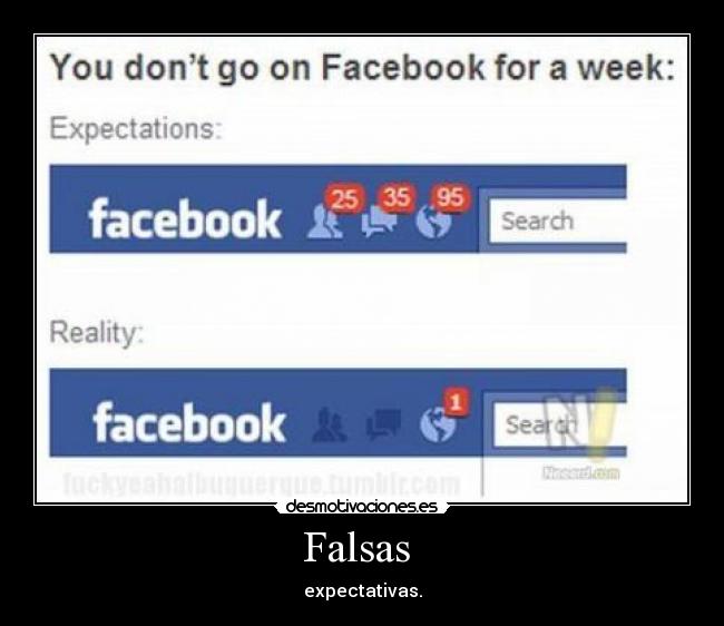 Falsas  - expectativas.