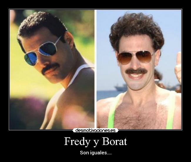 Fredy y Borat -
