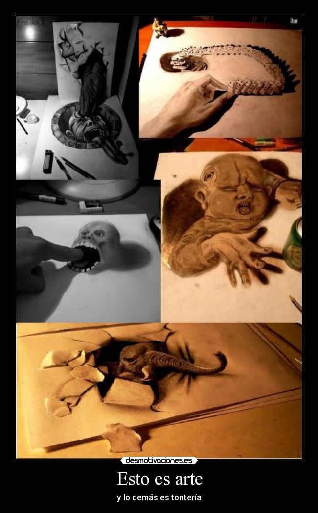 carteles arte fredo desmotivaciones