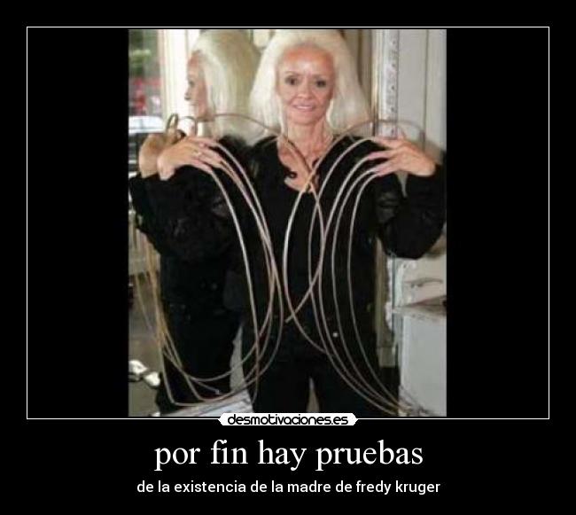 por fin hay pruebas - de la existencia de la madre de fredy kruger