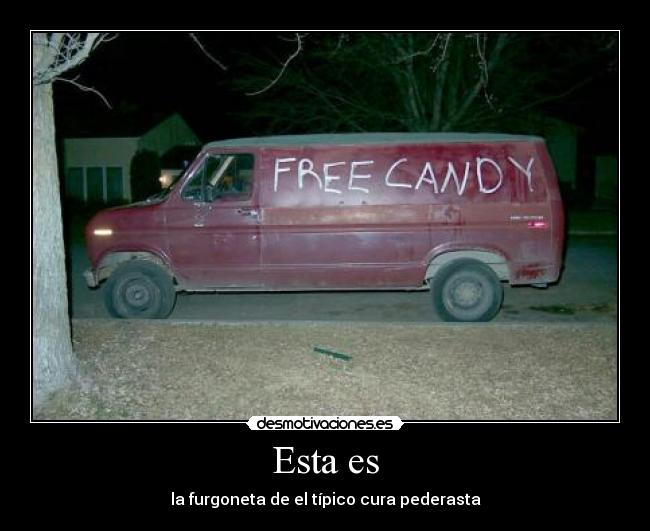 Esta es - la furgoneta de el típico cura pederasta
