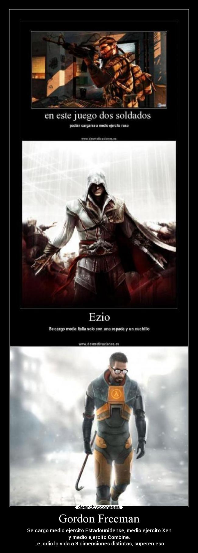 carteles gordon freeman desmotivaciones