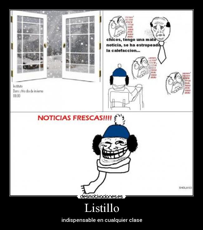 Listillo - indispensable en cualquier clase