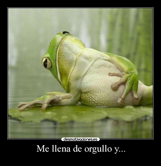 Me llena de orgullo y... - 