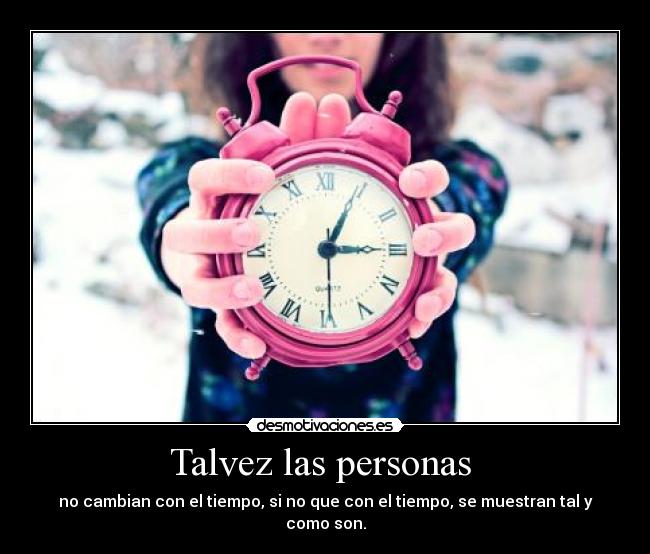 Talvez las personas  - 