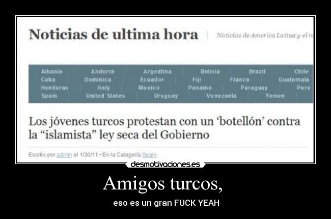 Amigos turcos, - eso es un gran FUCK YEAH