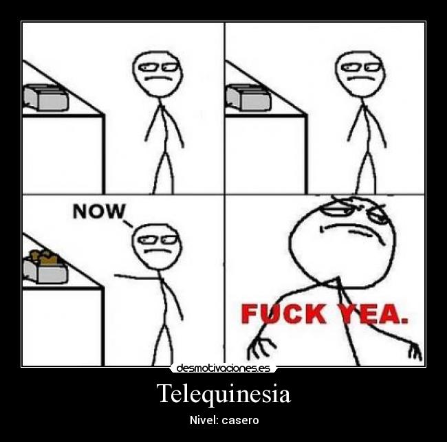 Telequinesia - Nivel: casero