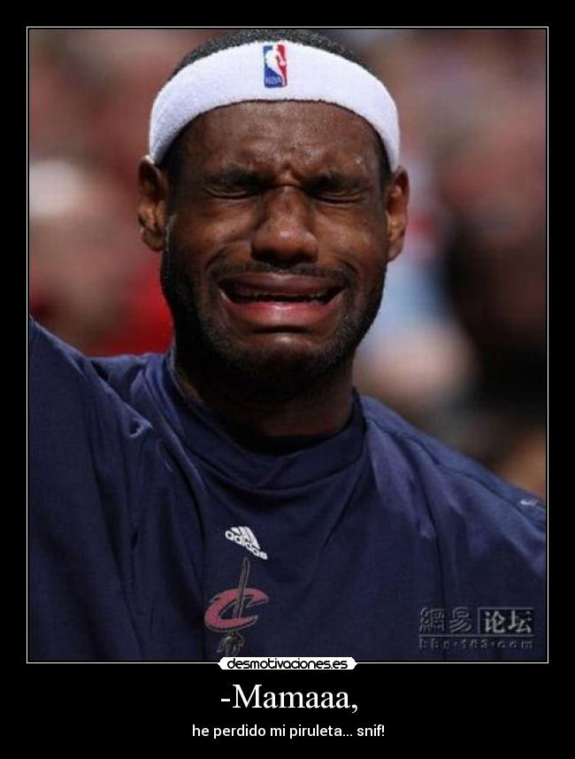 -Mamaaa, - he perdido mi piruleta... snif!