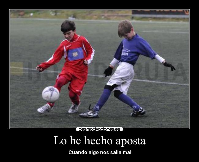 Lo he hecho aposta -