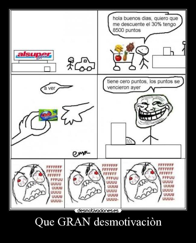 Que GRAN desmotivaciòn -